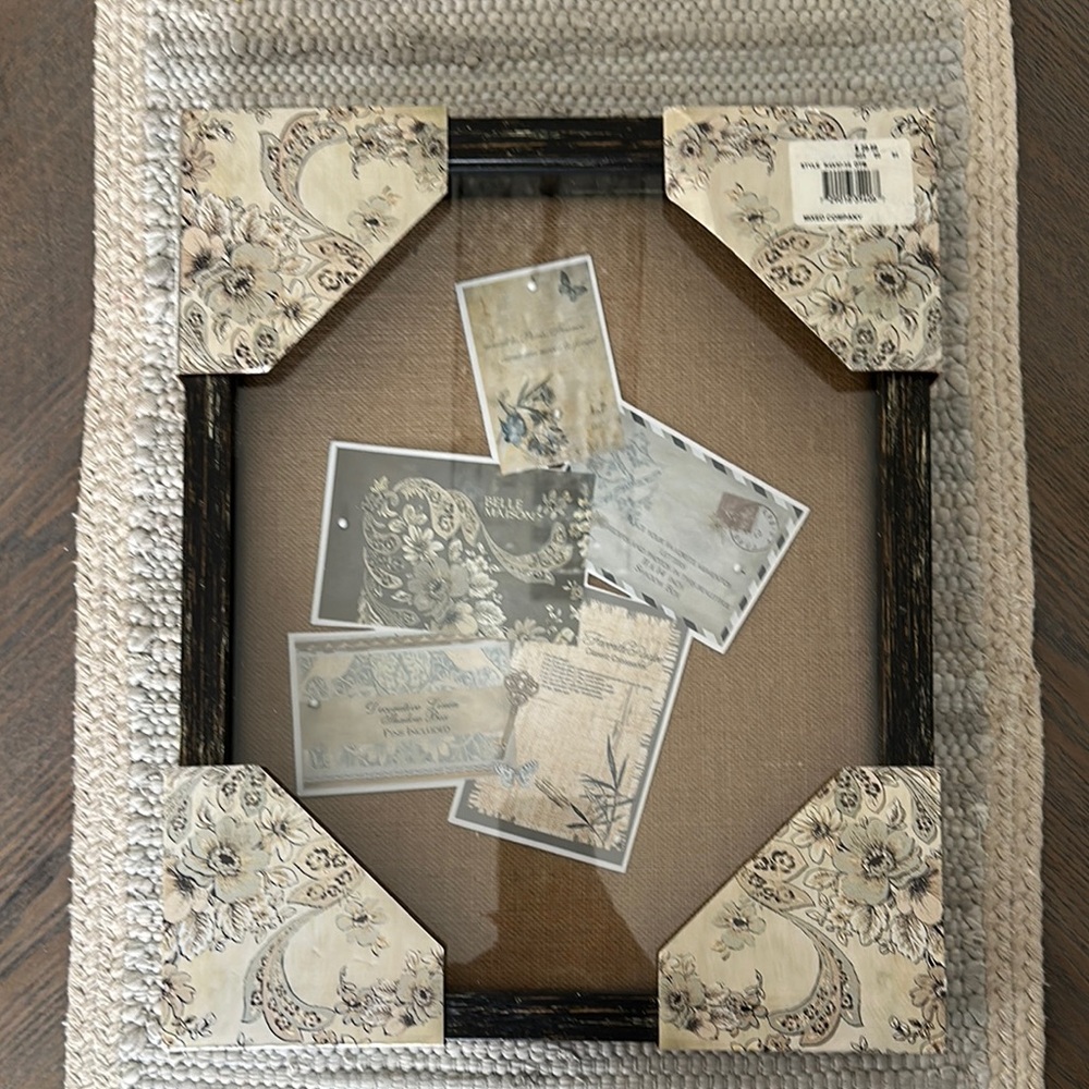 Vintage Shadow Box Picture Frame